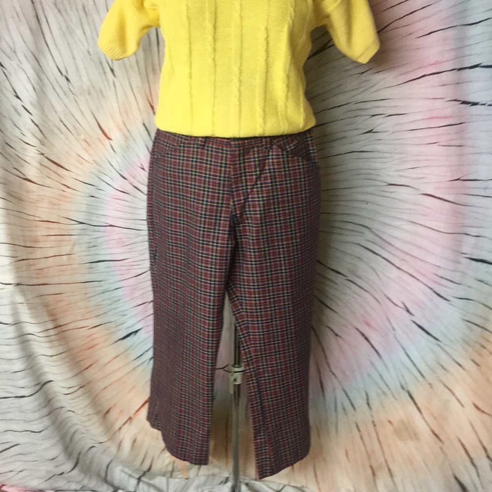 Vintage plaid pants